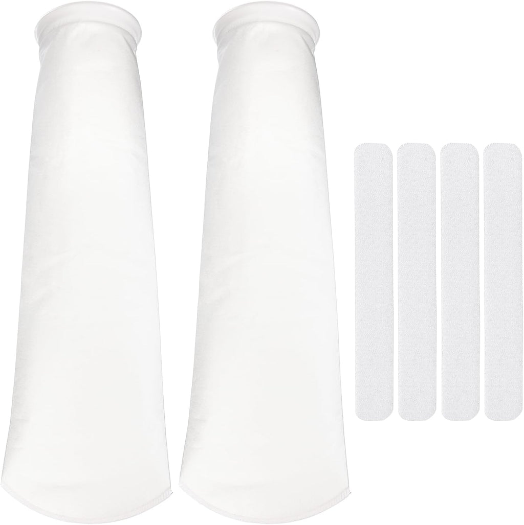 Aquarium Filter Bag Mesh (2Pc 150 Micron 7.1" Ring 31.9" Long)