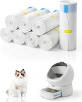 120 Count Liner Bags for PETLIBRO Luma Automatic Cat Litter Box, Cat Litter Bags, Thick Drawstring Liners for Automatic Litter Box Waste Drawer
