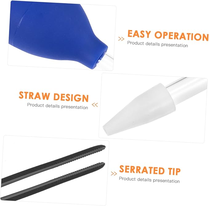 Yardwe 4pcs Aquarium Tank Cleaner Tools Set Tweezers Pipette Easy Water Change - Image 3
