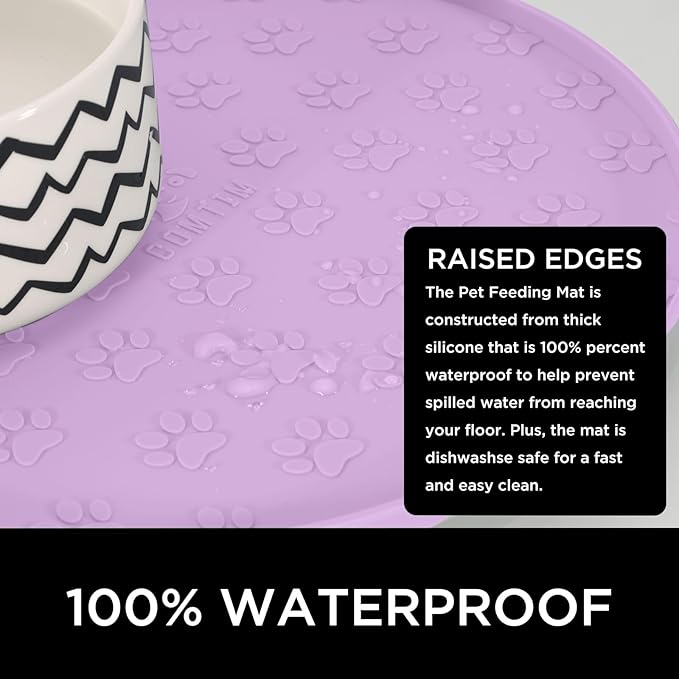 Comtim Waterproof Dog Food Mat - Image 2