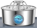 Stainless Steel Cat Water Fountain by Unknown