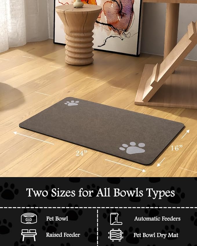Pet Feeding Mat-Absorbent Dog Mat - Image 7