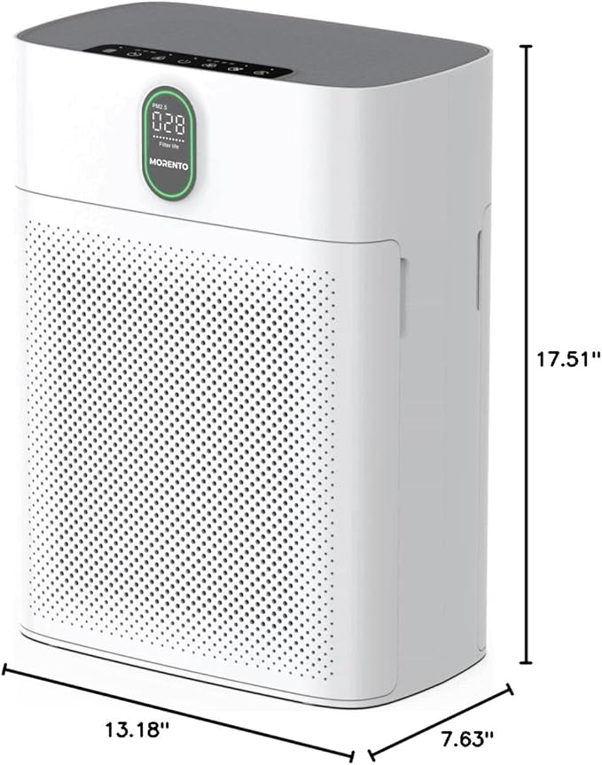 MORENTO Air Purifiers for Home Large Room up to 1076 Sq Ft - Image 8