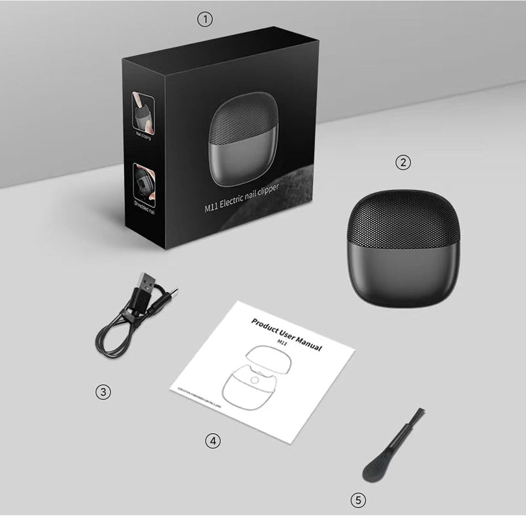 Electric Nail Clipper Integrated Cutting and Grinding