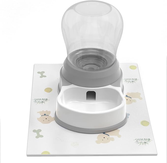 1 Gallon Automatic Dog Water Dispenser, Premium Large Capacity Gravity Pet by STALTWO