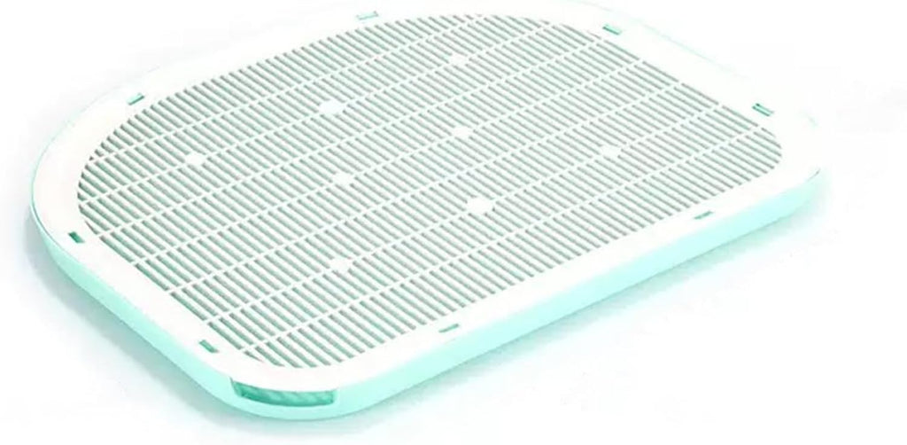 Cat Litter Mat Litter Box Mat with a Flip-top Lid,Extra Large Double-Layer Trapping Mats for Kitty,XL Cat Trapping Pad with Non-Slip Base,Durable,Waterproof,Washable,Easy to Clean (Grey)