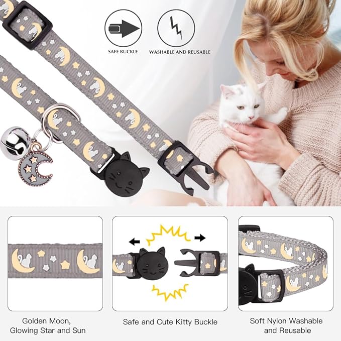 2Pcs Breakaway Cats Collars Cat Collars - Image 2