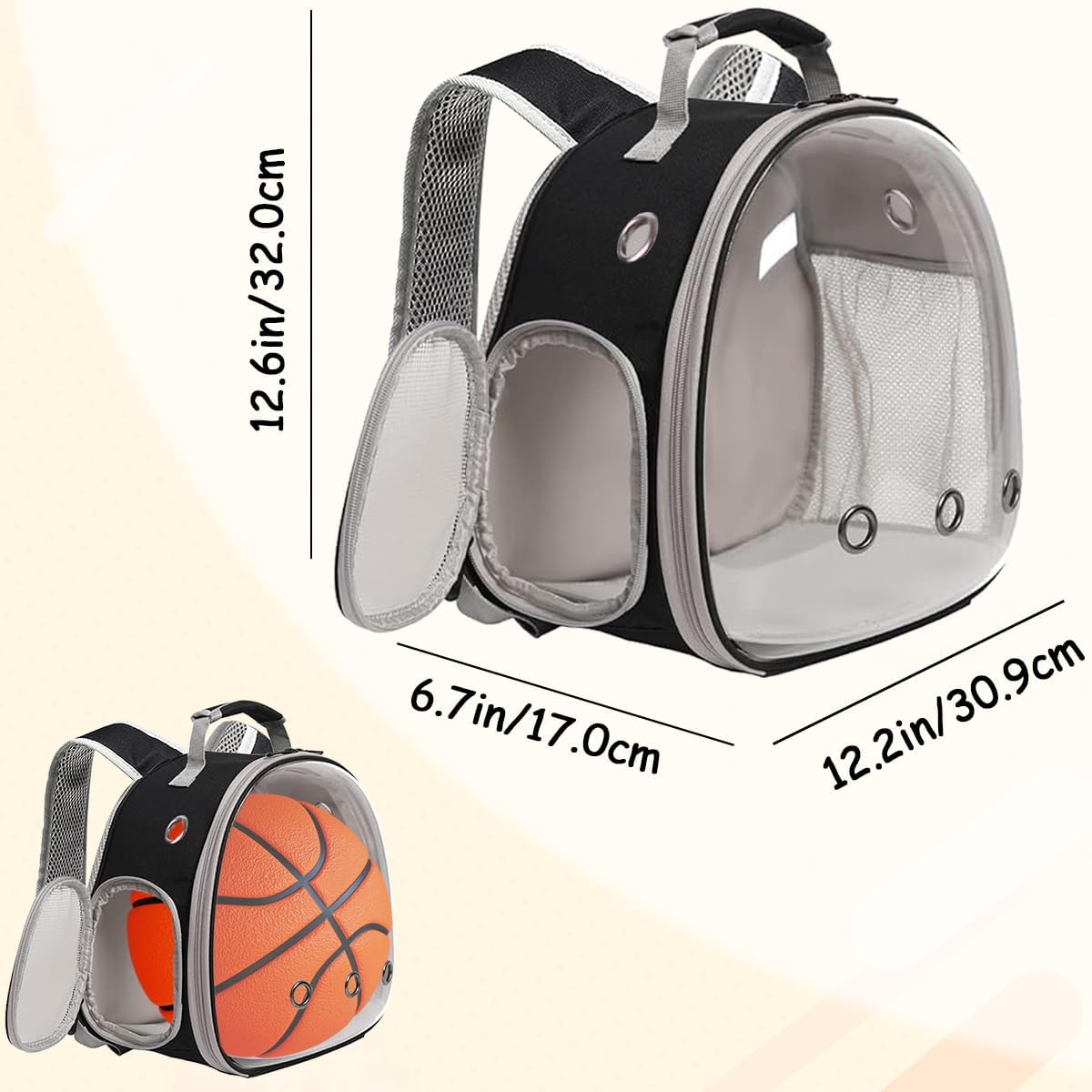 2-Pack Guinea Pig Carrier Backpack and Playpen Set - Breathable Pet Playpen Pop Open Outdoor/Indoor Exercise Fence, Portable Small Animal Backpack for Bearded Dragon, Rabbits, Hamster, Chinchillas