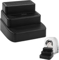 BALAPET Adjustable 3 Steps Litter Box Ramp with Filter Function, Detachable Litter Trapper, Easy Clean Cat Litter Stair for Small & Elderly Cats(Black)