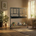 IDEALHOUSE 41" Divided Breeding Flight Bird Cage by IDEALHOUSE