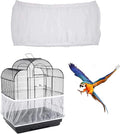 Bird Cage Cover, Breathable Nylon Mesh Seed Catcher Guard, Adjustable Elastic by Unknown