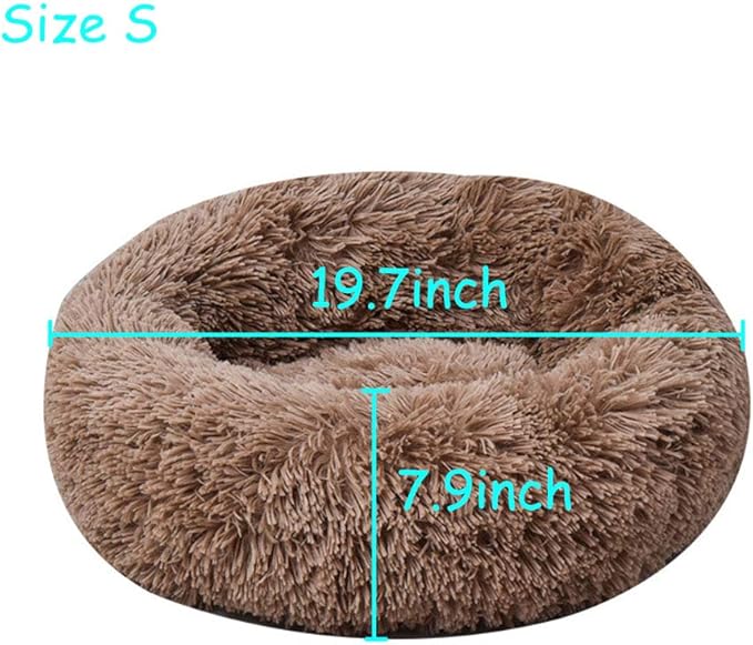 BODISEINT Modern Soft Plush Round Pet Bed - Image 6
