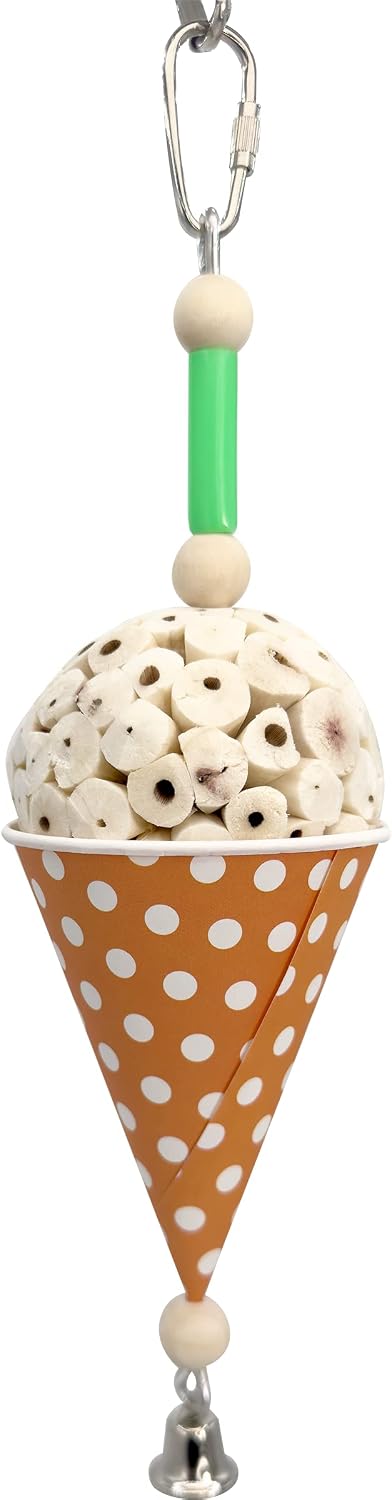 1556 Sola Snowcone - Shreddable Bird Foraging Toy
