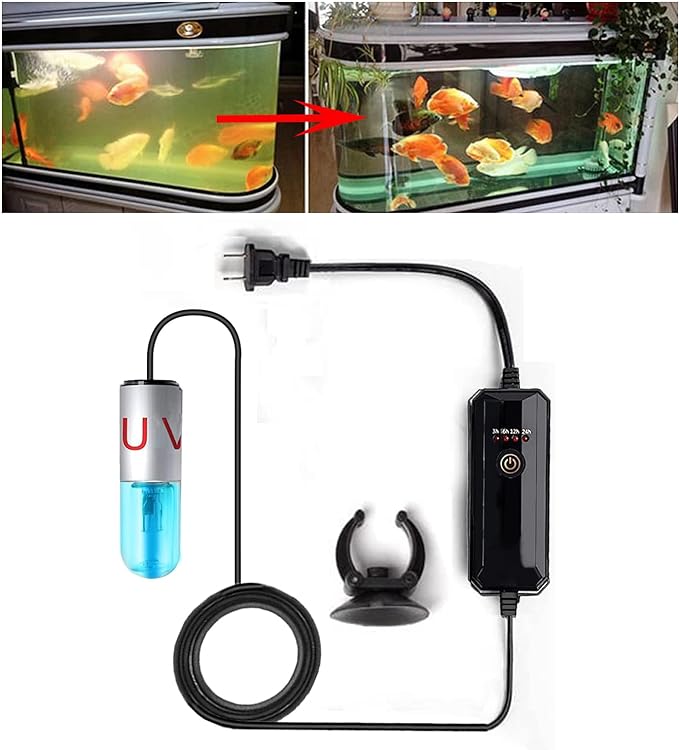 Aquarium UVC Clean Light Algae Clear Green Bloom Clean Fish Tank UVC Water by JackSuperAquariumPetsFocus
