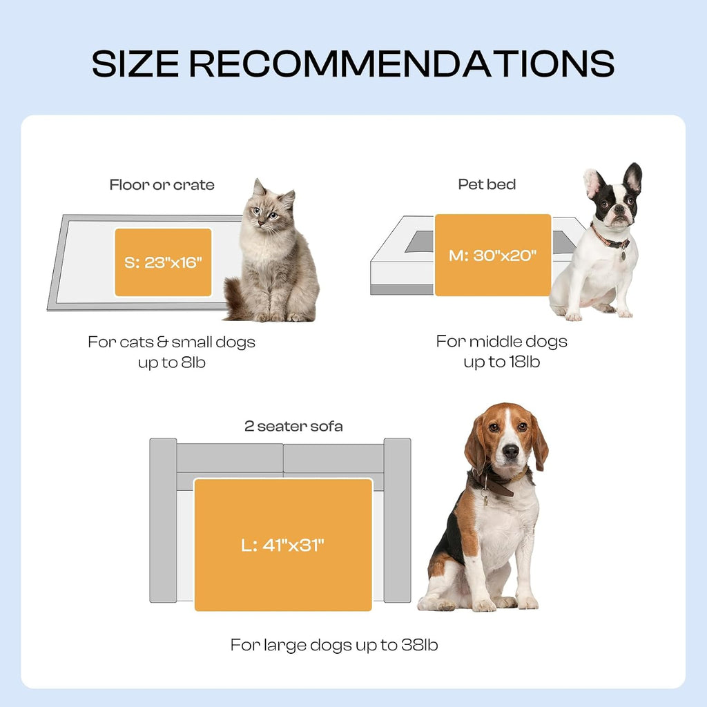 1 Pack 3 Calming Blankets Fluffy Premium Fleece Pet Blanket Soft Sherpa Throw for Dog Puppy Cat Beige/Black/Grey Small (23" x16'')