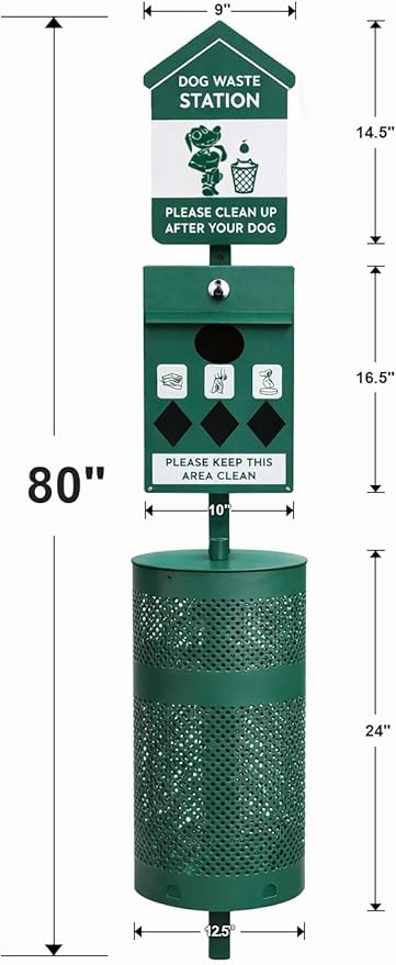 Dog Waste Station Outdoor Pet Waste Station- Desing - Image 7