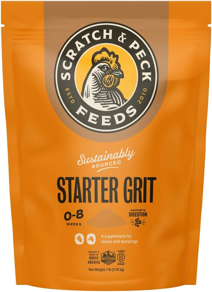 Scratch and Peck Feeds | Layer Grit for Chickens & Ducks | 7 lb Pouch