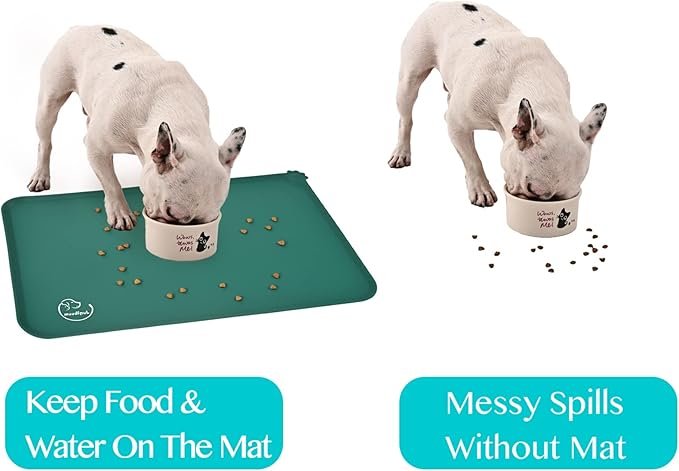 Silicone Waterproof Dog Cat Pet Feeding Mats, Non Slip, Easy Clean Pet Dog Cat - Image 7