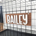 Personalized Crate Sign, Custom Dog Decor, Hanging Crate Sign, Personalized Pet by Unknown