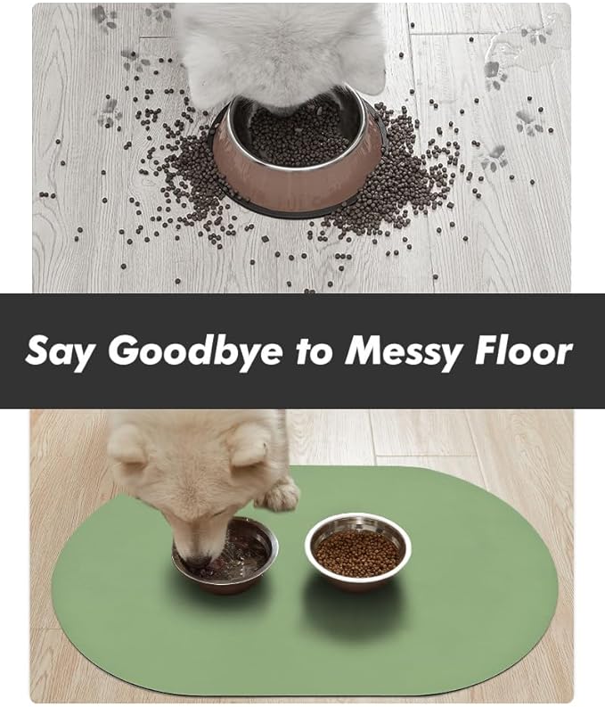 Absorbent Dog Food Mat-Dog Cat Mat - Image 3