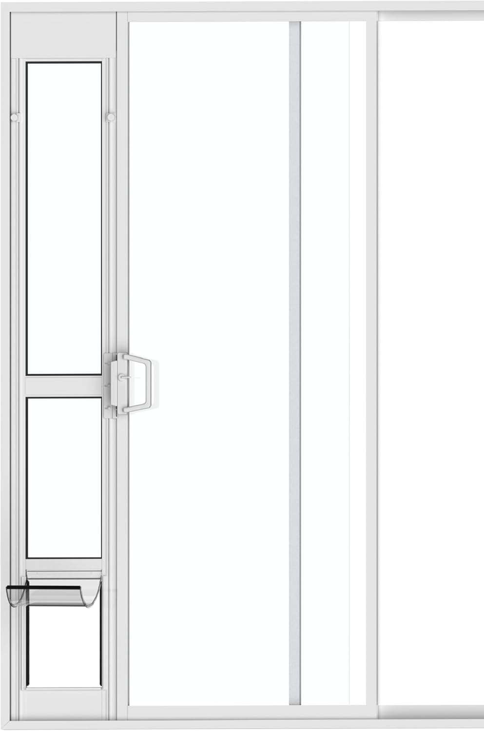 Hakuna Pets Dog Door for Sliding Glass Door - Tempered Glass Patio Insert