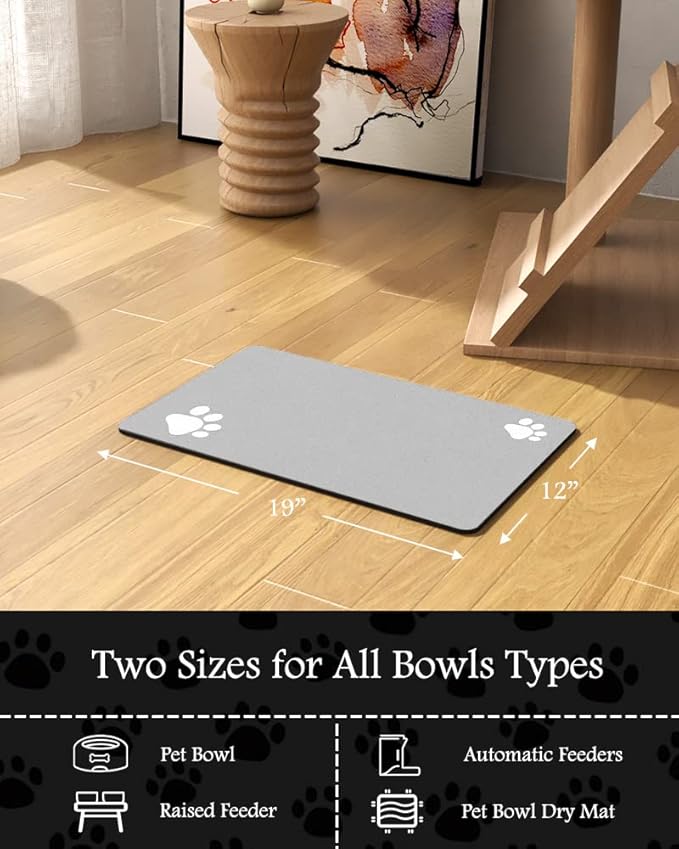 Pet Feeding Mat-Absorbent Dog Mat - Image 7