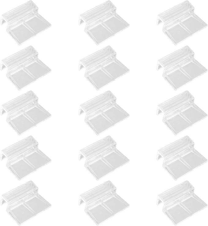 15 Pcs Rimless Aquarium Lid Clips by Unknown