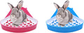 Litewoo Rabbit Litter Box Toilet Bunny Corner Litter Pan Pet Toilet Potty for Guinea Pigs Hamster Chinchilla Ferret Rabbit Small Animal