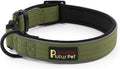 Plutus Pet Tactical Dog Collar, Reflective, for Small Medium Large Dogs