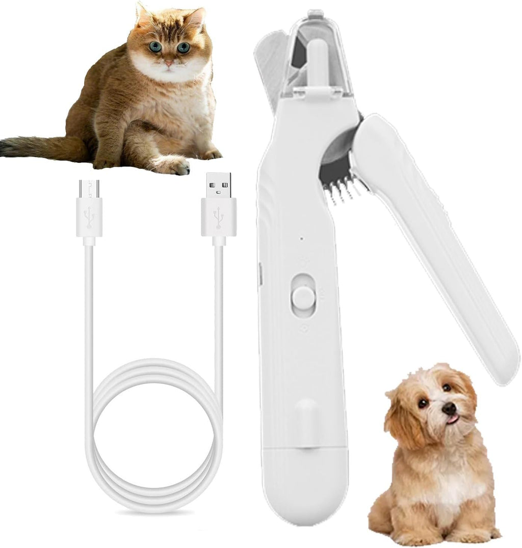 Super Handy Latest Model, Upgraded Dog Nail Grinder - Professional 3-Speed Ultra-Quiet Electric pet Nail Trimmer, Painless paw Care and Grinding, Suitable for Small, Medium, Large Dogs, Cats