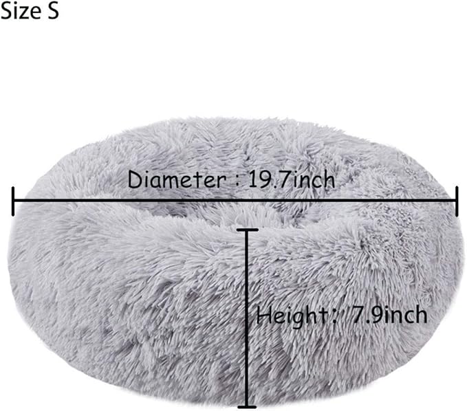 BODISEINT Modern Soft Plush Round Pet Bed - Image 7