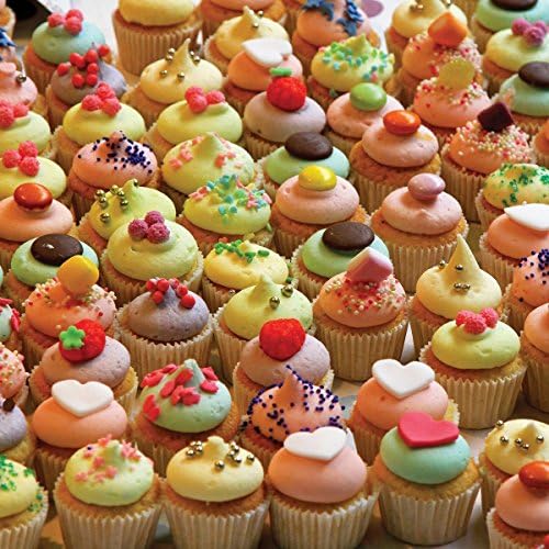 TDC Games World’s Most Difficult Jigsaw Puzzle, Double Sided Cupcakes - 500 Pieces