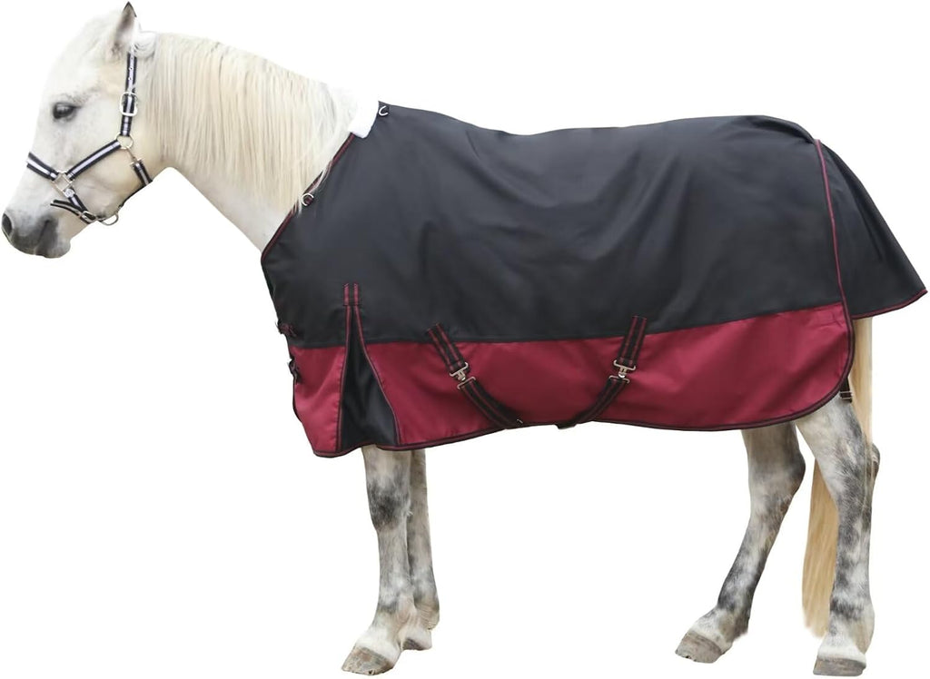 LEAFOREST 1200D Horse Turnout Blanket Waterproof 200g Fill Winter Cold Wet