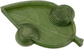 Isopod Leaf Feeding Dish Nature Inspired for Insects & Small Animals (Pack of 3) (Translucent Olive, Standard)