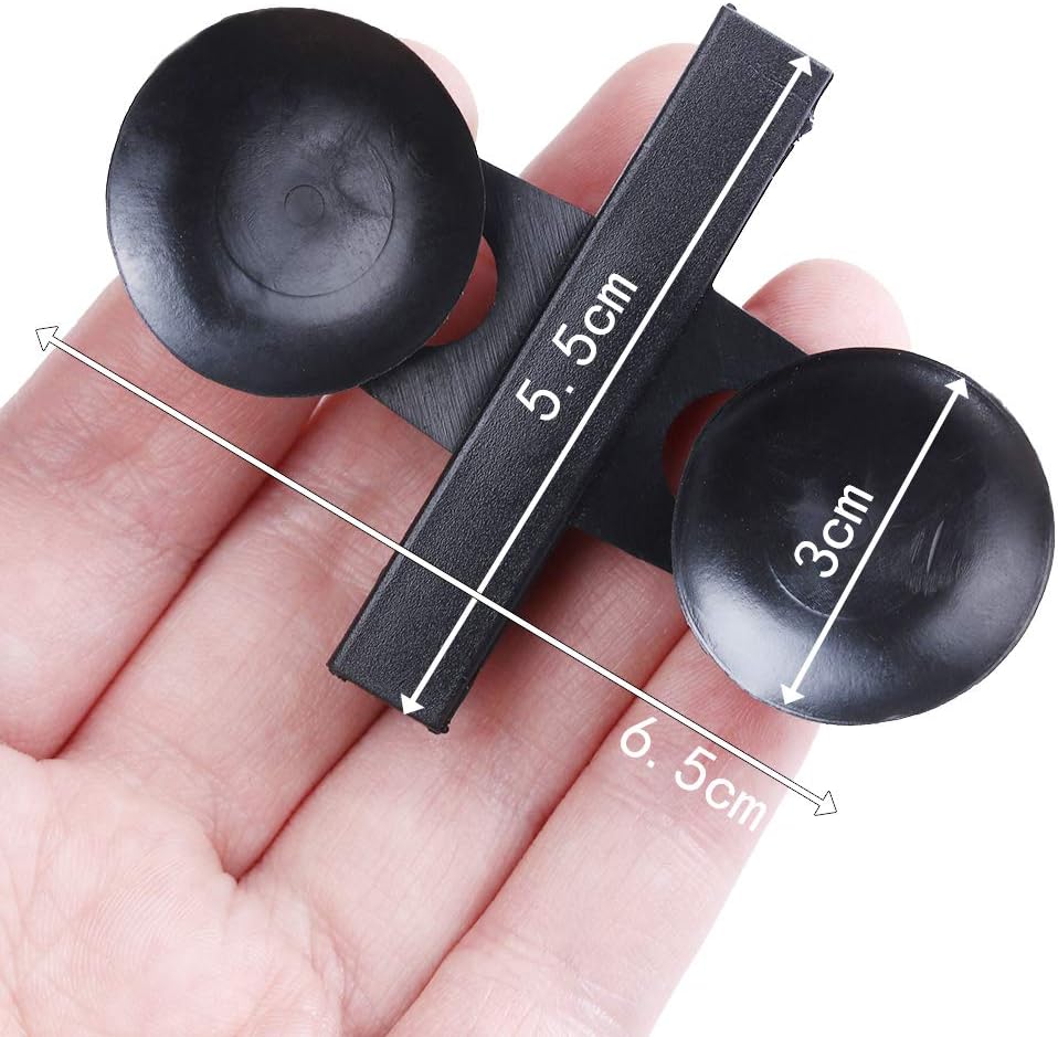 4 Pcs Aquarium Divider Tray Plastic Grid Aquarium Egg Crate Light Diffuser, Fish Tank Divider Filter Bottom Isolation with 8 Pcs Sucker Clip(Black)