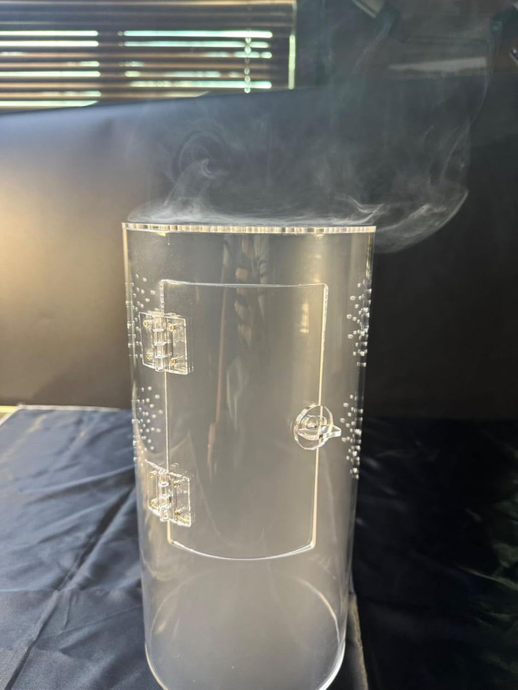 Front Opening Terrarium Jumping Spider Enclosure,Tall Arboreal Tarantula Enclosure Terrarium with Cross Ventilation,Waterproof Acrylic Reptile Enclosure