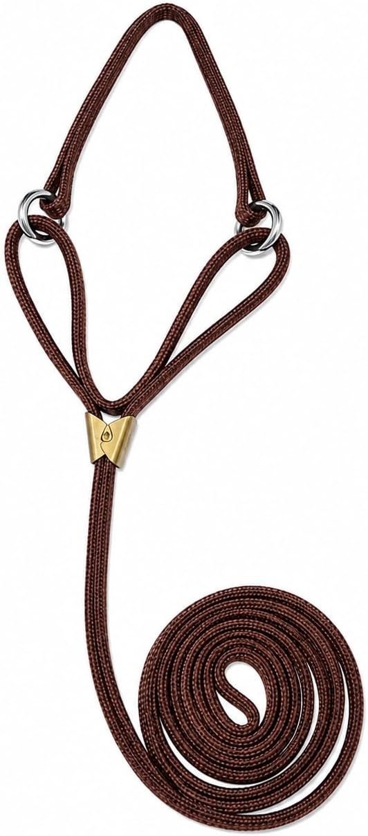 Cordo-Hyde Martingale Dog Show Lead for Conformation, 12", Wheat