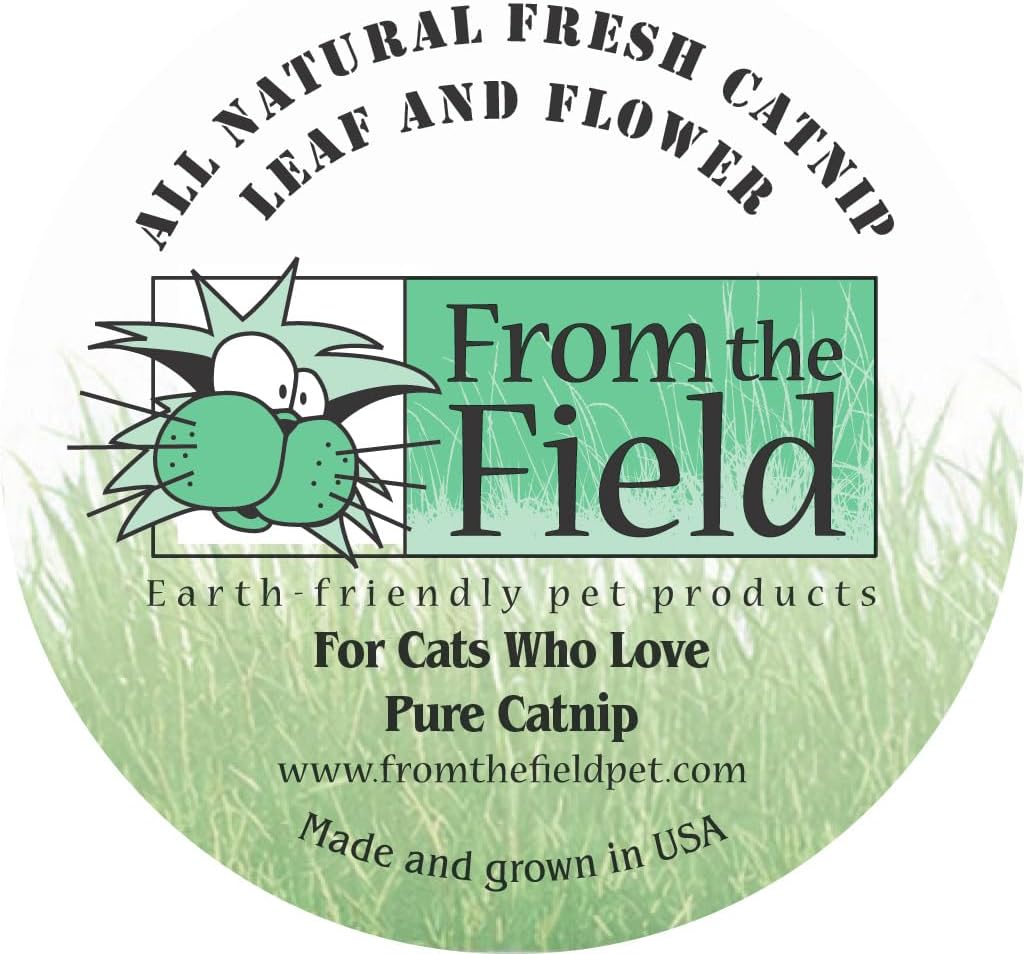 from The Field | Organically Grown Catnip Leaf & Flower | 3.5 Oz Tub