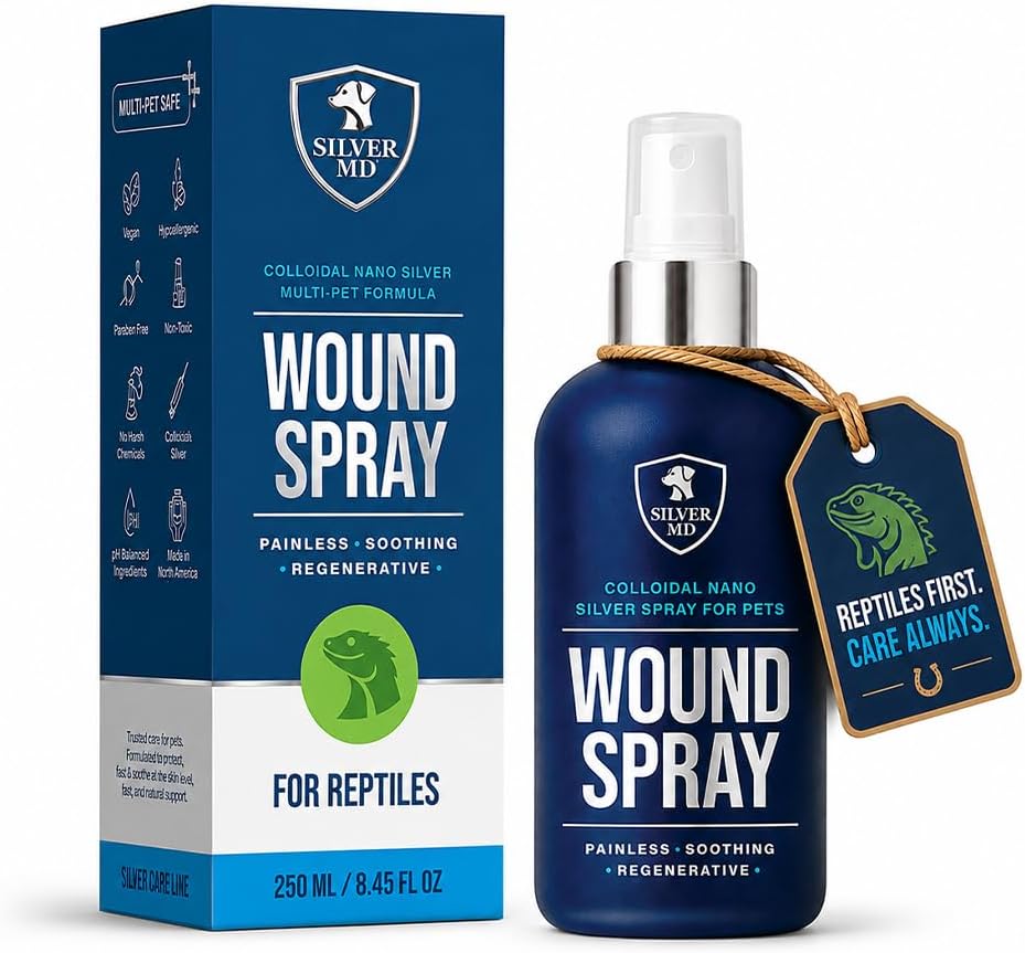 Pet Wound Spray for Reptiles - Alcohol Free, Pet Wound Care 250 ml