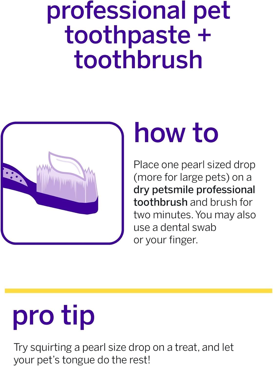 Petsmile Pet Teeth Brushing Kit, Toothpaste + Brush, London Broil 2.5 Oz