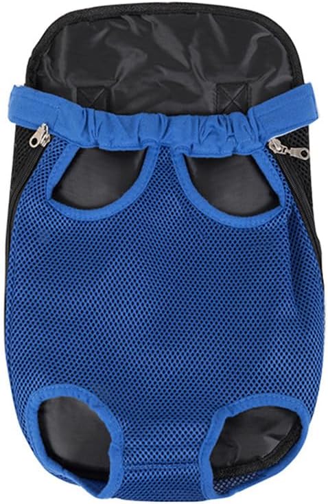Leconpet Pet Carrier Backpack, Legs Out Adjustable Pet Front Cat Dog Carrier Backpack, Easy-Fit Dog Travel Backpack Carrier for Hiking Camping for Small Medium Puppies Cats (S, Navy Blue)