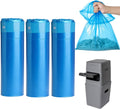 51 Pack XXL Refill Bags, Compatible with Neakasa PooGuard & GKJ Cat Litter Bin, Pre-Separated Litter Bags, Heavy Duty, Leakproof, Thick Drawstring Trash Bags, 14.5" x 24"