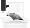 Parrot Bathtub, USB Electric Large Bird Bathtub Shower by ZHUANDAREN