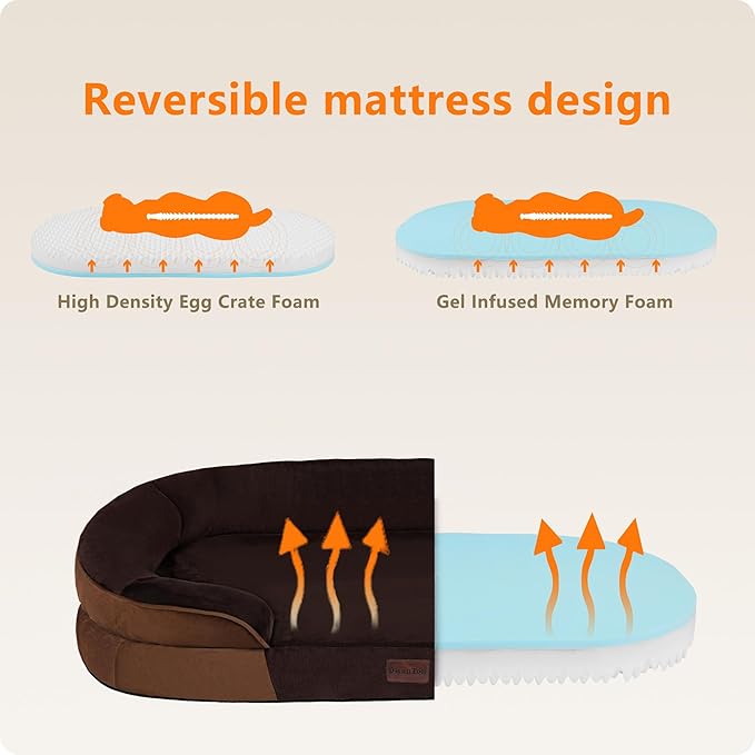 Dwanton Orthopedic Dog Bed for Extra Extra Large Dogs - Image 3