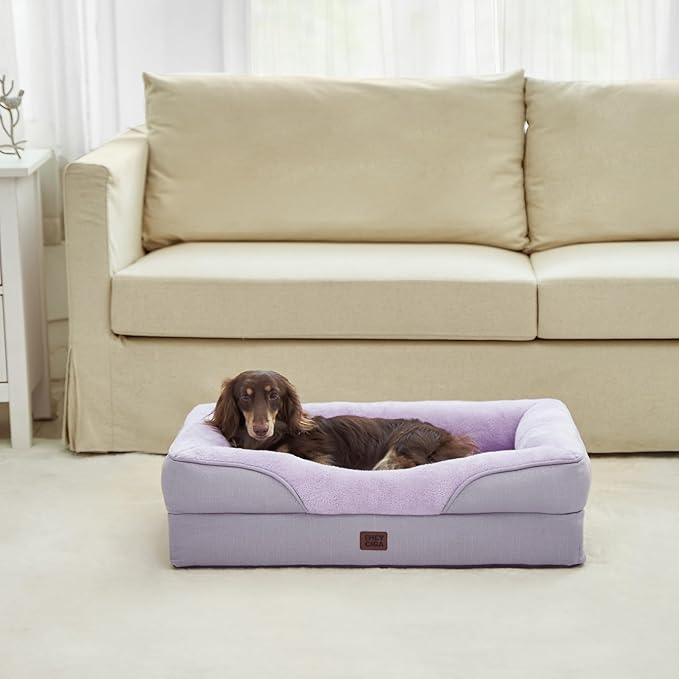 EHEYCIGA Orthopedic Dog Bed for Large Sized Dog, Waterproof Liner & Washable - Image 9