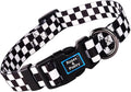 Roses&Poetry Dog Collar with Colourful Patterns, Adjustable Durable Puppy by RosesPoetry
