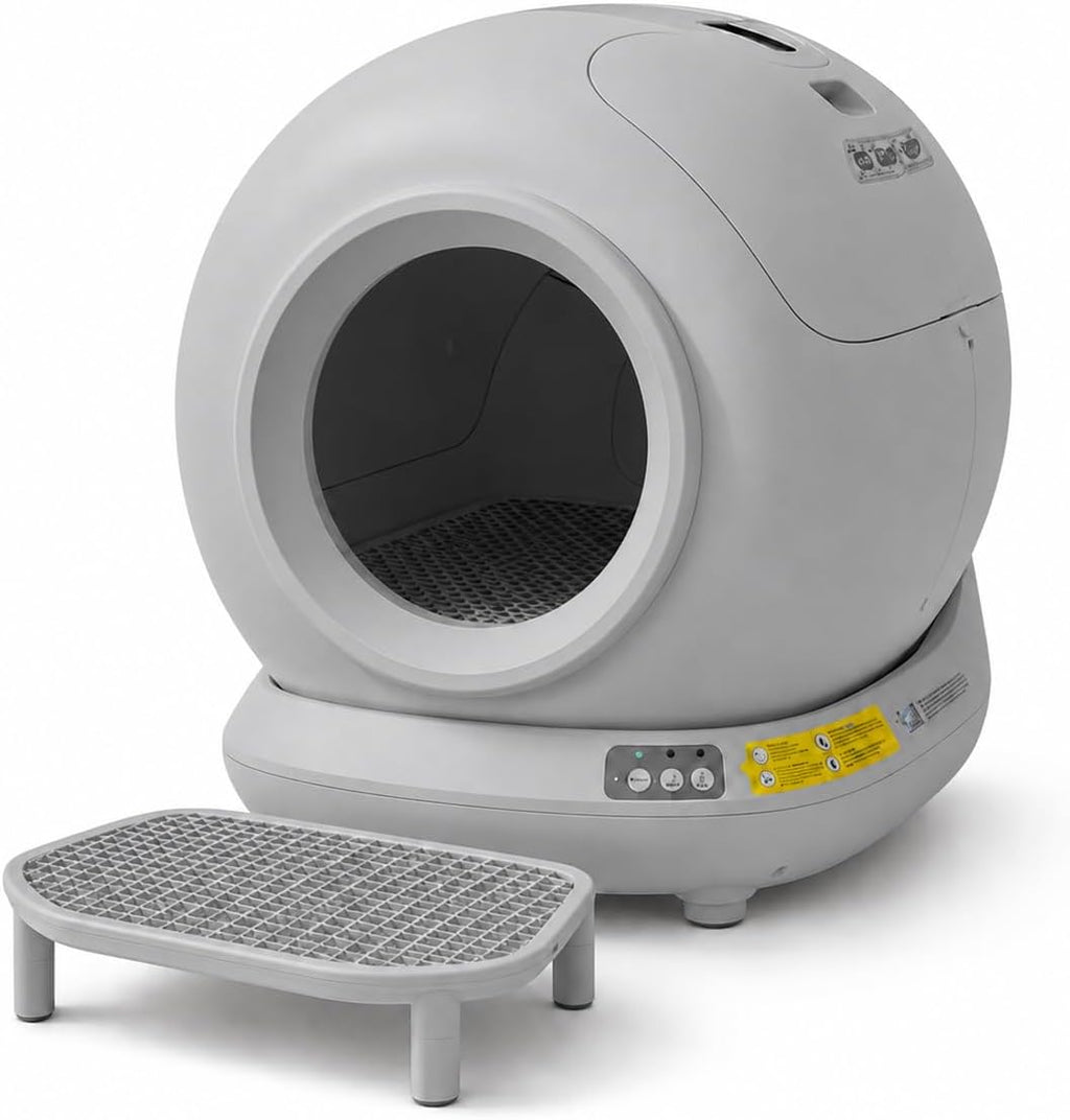 Smart Self-Cleaning Cat Litter Box with App Control & Odor Control