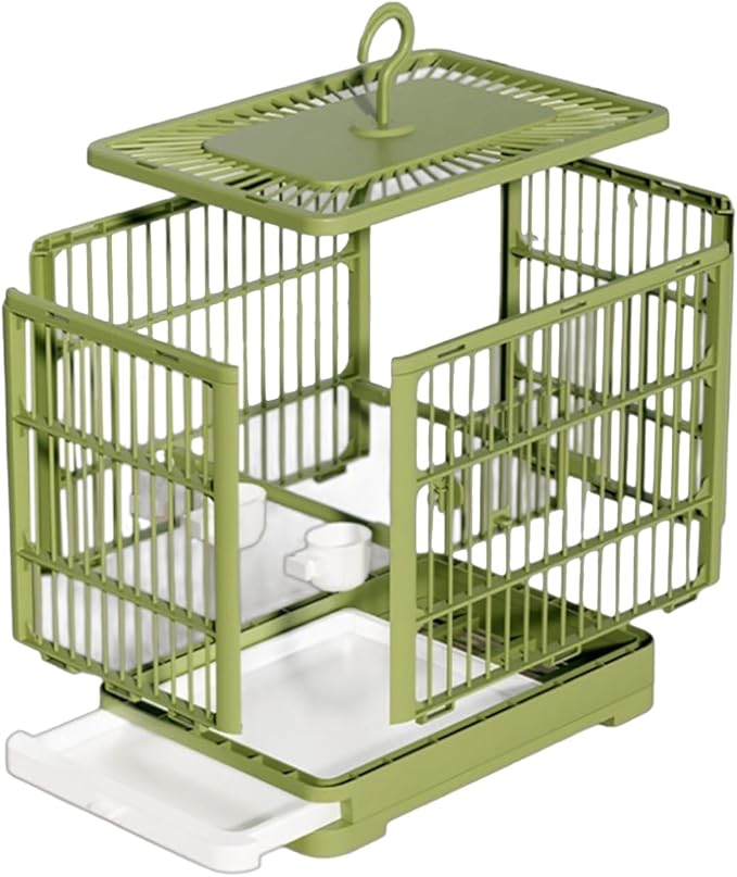 2025 New Carry Cage for Parakeet Portable 30x23x26cm Bird Travel Carrier Cage - Image 8