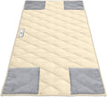 Paw Inspired PopCorner Guinea Pig Cage Liners | Washable Fleece Bedding or Pet Bed Mat for Small Animals | Super Absorbent Pee Pad with Reinforced Corners and Waterproof Bottom (Midwest, Tan)