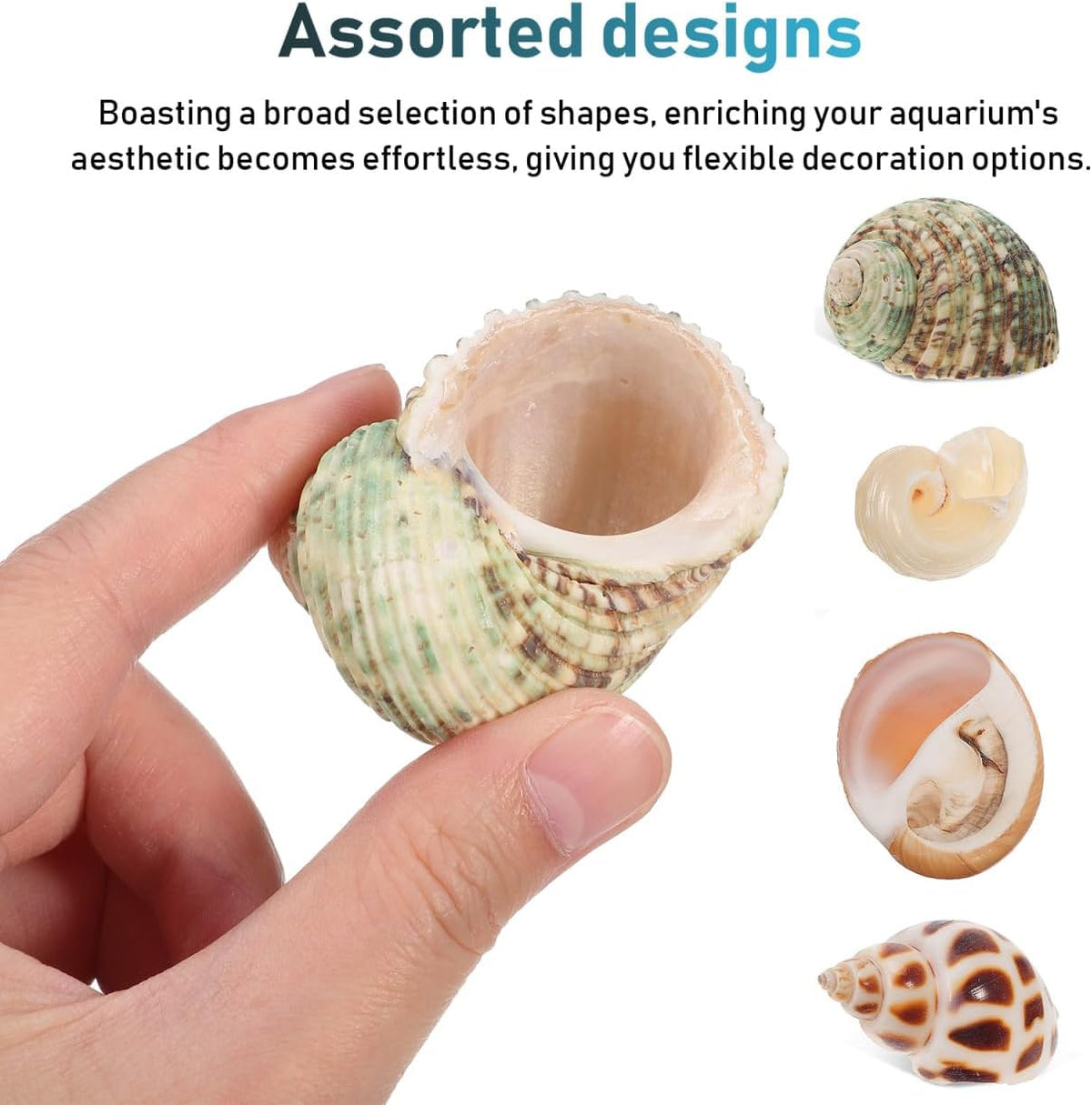 SHINEOFI Hermit Crab Hideout Coconut Shell Shelter with 8 Hermit Crab Shells Reptile Hide Cave Turtle Rest Hut Aquarium Habitat Decor for Fish Tanks and Reptile Containers